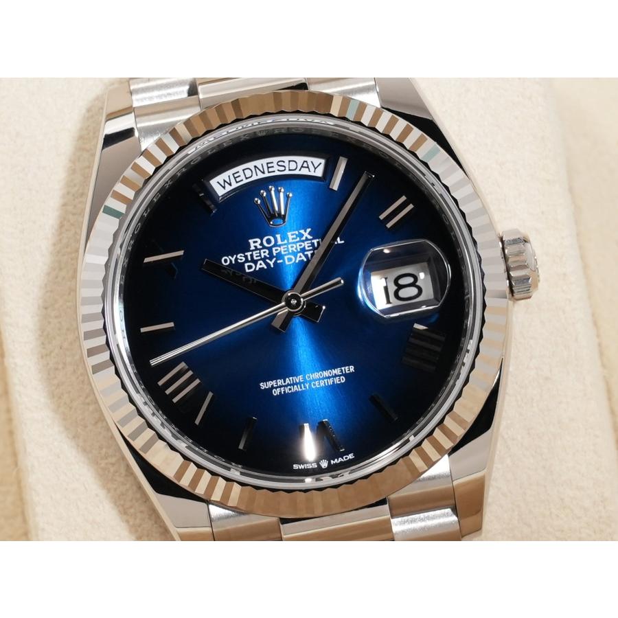 ロレックス デイデイト36 Ref.128239 18KWG ブルーオンブレ文字盤 | デイデイト | 02