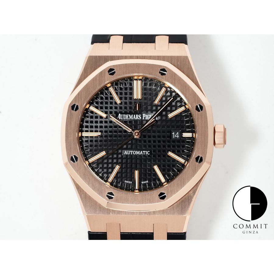 オーデマピゲ ロイヤルオーク Ref.15400OR.OO.D002CR.01 ピンクゴールド ブラック文字盤 | ロイヤルオーク