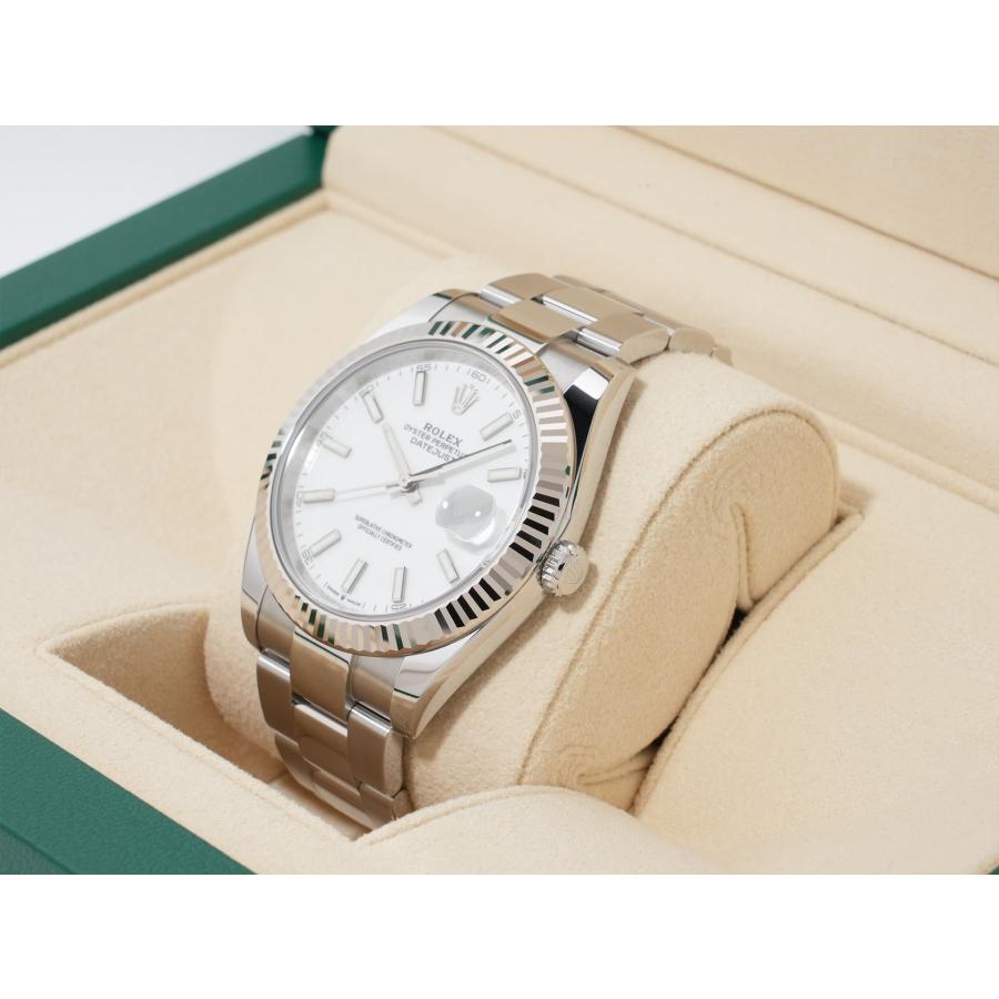 ロレックス デイトジャスト41 Ref.126334 SS/WG ホワイト文字盤 オイスターブレスレット | デイトジャスト | 03