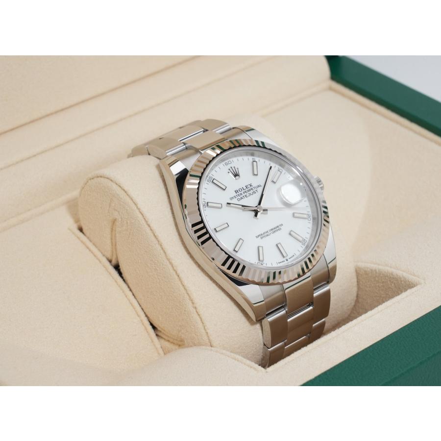 ロレックス デイトジャスト41 Ref.126334 SS/WG ホワイト文字盤 オイスターブレスレット | デイトジャスト | 04