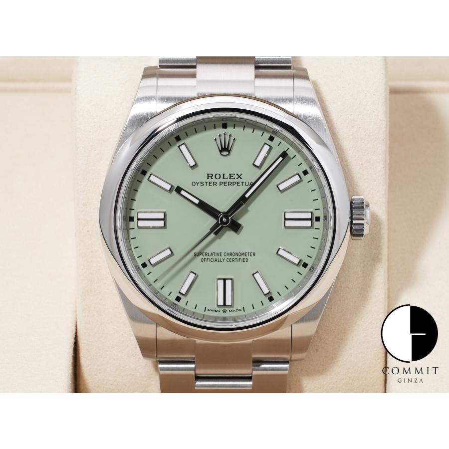 ロレックス オイスターパーペチュアル41 Ref.134300 SS ピスタチオ文字盤 | オイスター パーペチュアル