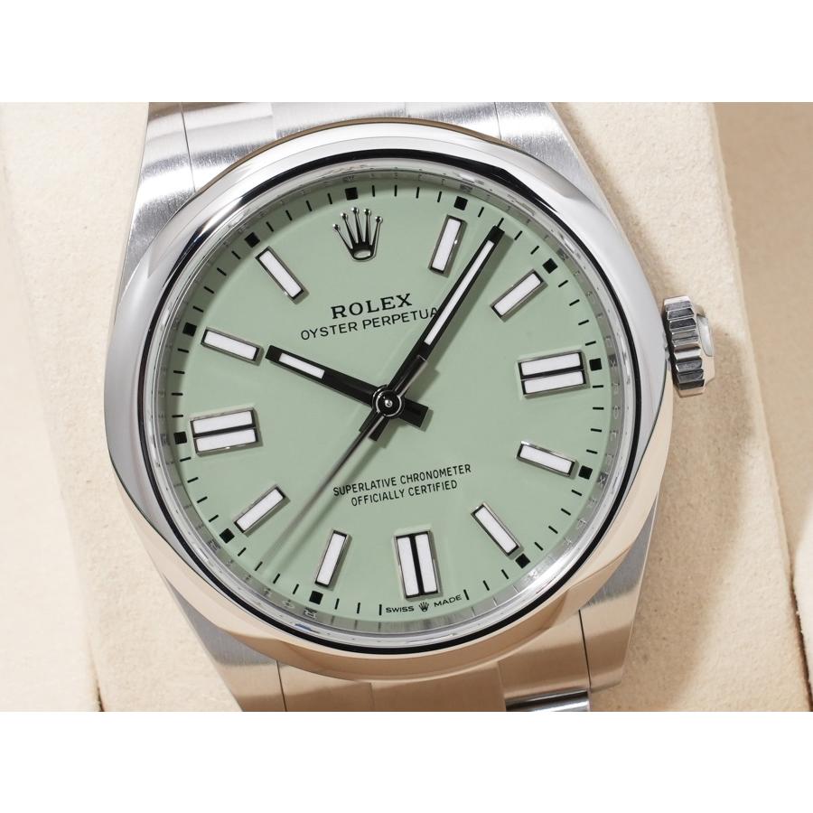 ロレックス オイスターパーペチュアル41 Ref.134300 SS ピスタチオ文字盤 | オイスター パーペチュアル | 02