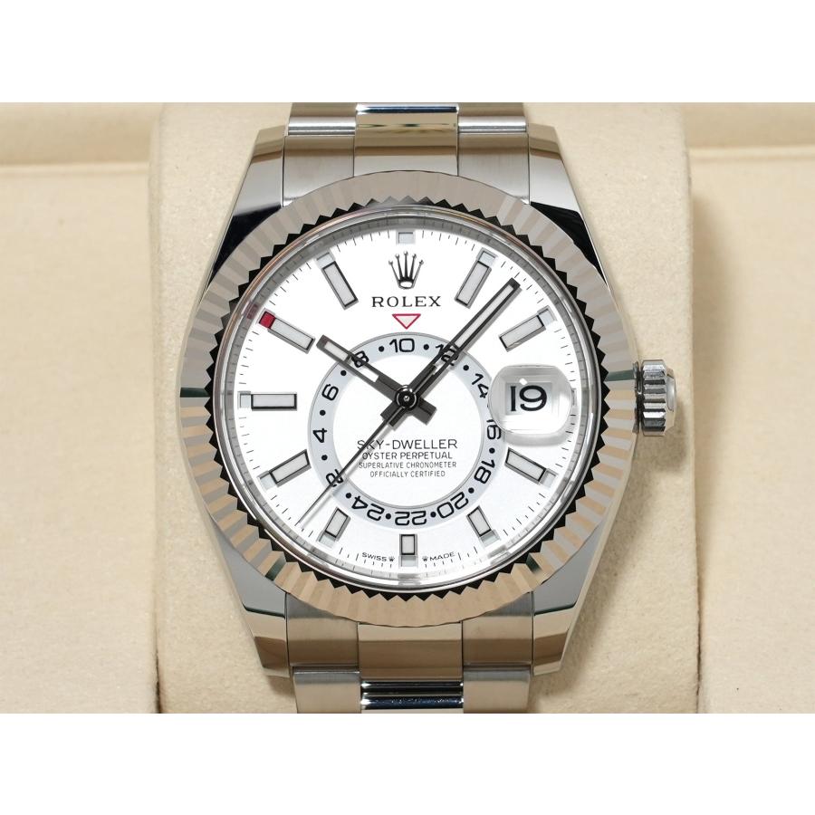 ロレックス スカイドゥエラー Ref.336934 ステンレススチール/ホワイトゴールド ホワイト文字盤 オイスターブレスレット | スカイドゥエラー | 01