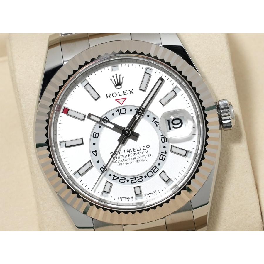 ロレックス スカイドゥエラー Ref.336934 ステンレススチール/ホワイトゴールド ホワイト文字盤 オイスターブレスレット | スカイドゥエラー | 02