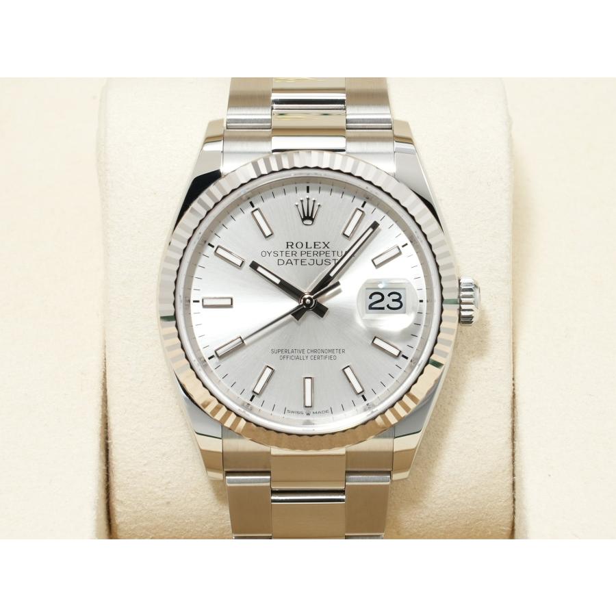 ロレックス デイトジャスト36 Ref.126234 ステンレススチール/ホワイトゴールド シルバー文字盤 オイスターブレスレット | デイトジャスト | 01
