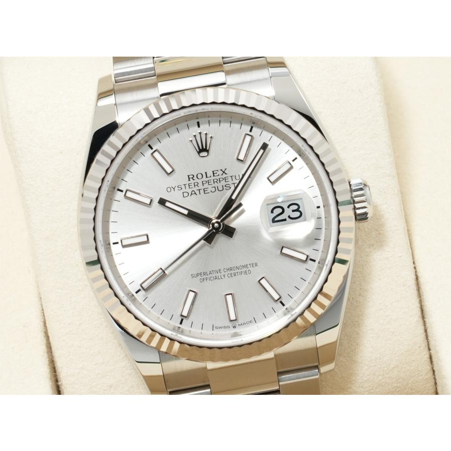 ロレックス デイトジャスト36 Ref.126234 ステンレススチール/ホワイトゴールド シルバー文字盤 オイスターブレスレット | デイトジャスト | 02