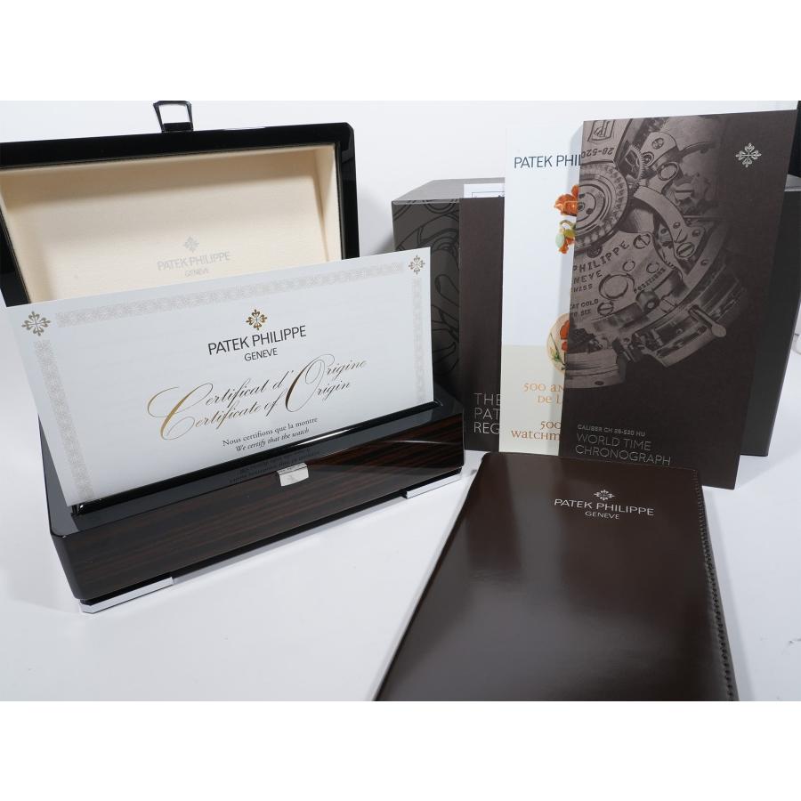 パテックフィリップ コンプリケーション ワールドタイム クロノグラフ Ref.5930P-001 PT グリーン文字盤 | PATEK PHILIPPE | 07