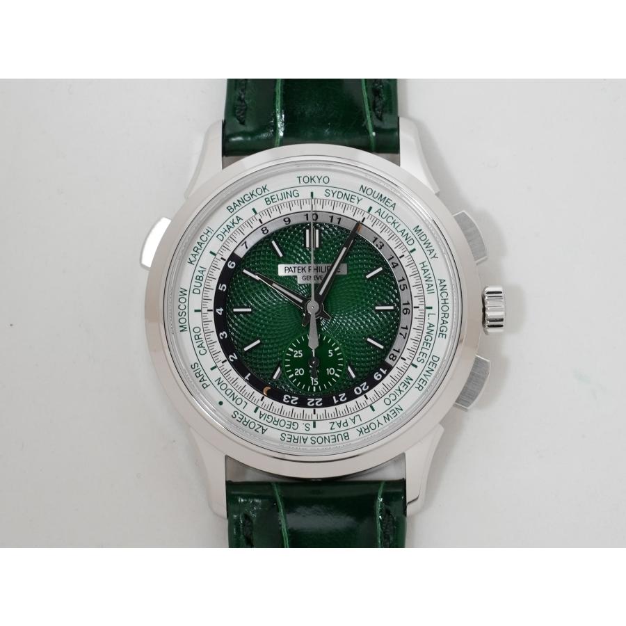 パテックフィリップ コンプリケーション ワールドタイム クロノグラフ Ref.5930P-001 PT グリーン文字盤 | PATEK PHILIPPE | 01