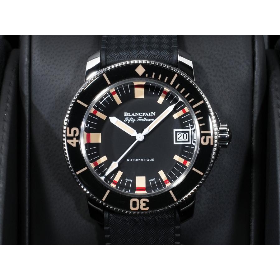 ブランパン フィフティ ファゾムス バラクーダ Ref.5008B-1130-B52A ステンレススチール ブラック文字盤 | BLANCPAIN | 01