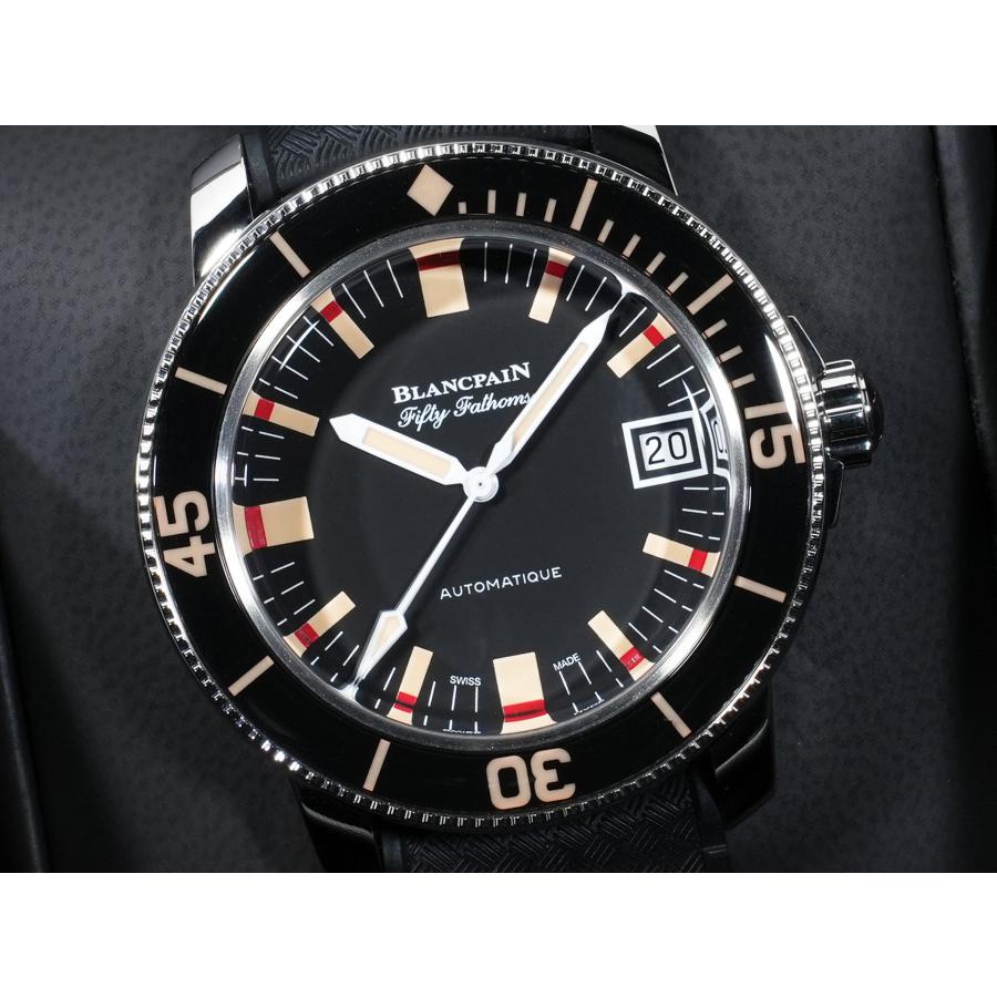 ブランパン フィフティ ファゾムス バラクーダ Ref.5008B-1130-B52A ステンレススチール ブラック文字盤 | BLANCPAIN | 02