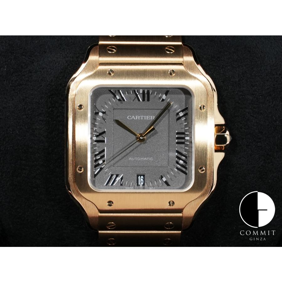 カルティエ サントス ドゥ カルティエ LM 日本限定 Ref.WGSA0101 18KYG グレー文字盤 | Cartier