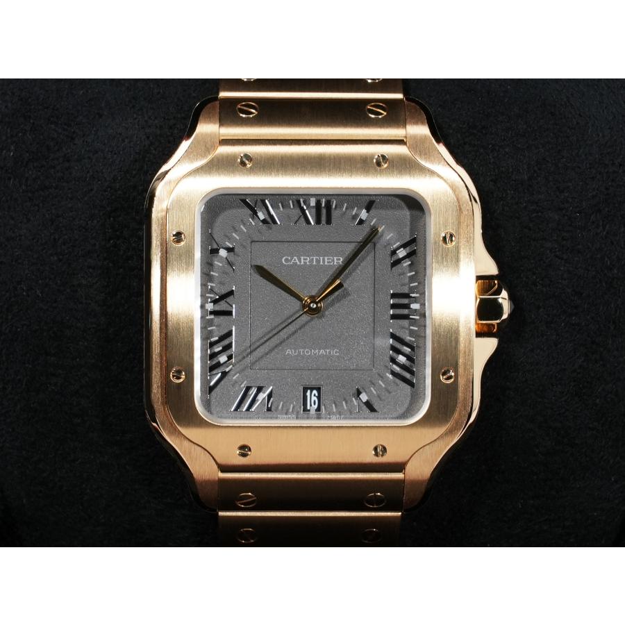 カルティエ サントス ドゥ カルティエ LM 日本限定 Ref.WGSA0101 18KYG グレー文字盤 | Cartier | 01