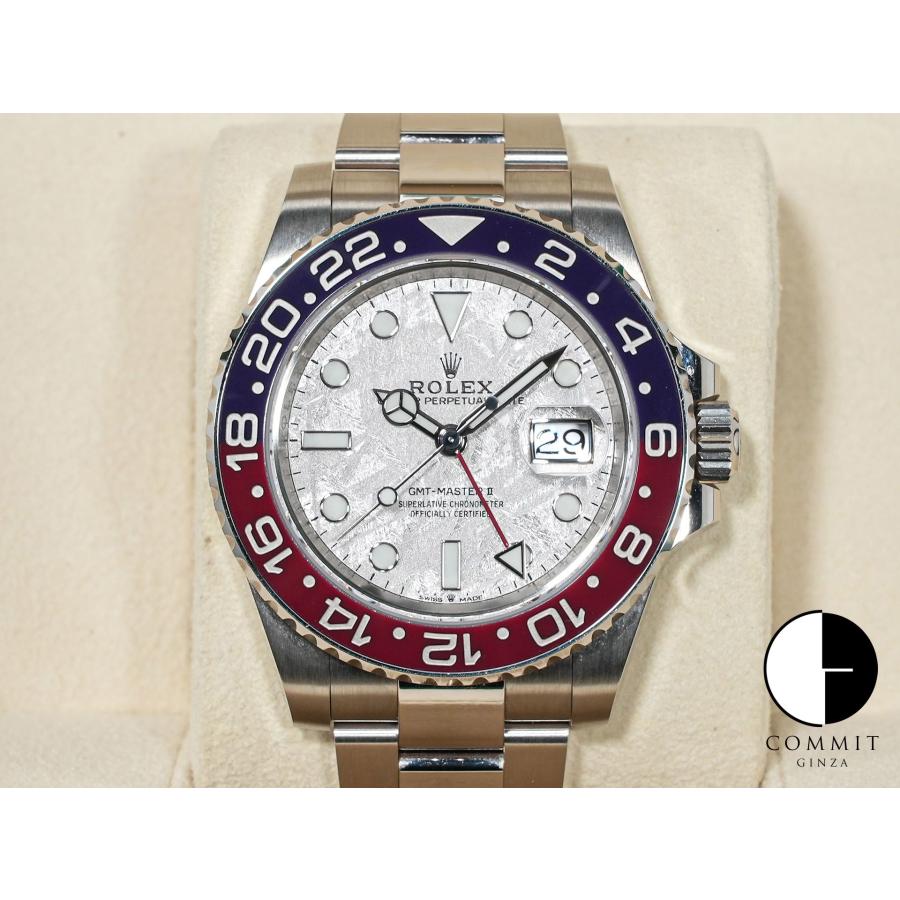ロレックス GMTマスターII Ref.126719BLRO ホワイトゴールド メテオライト文字盤 オイスターブレスレット | GMTマスター