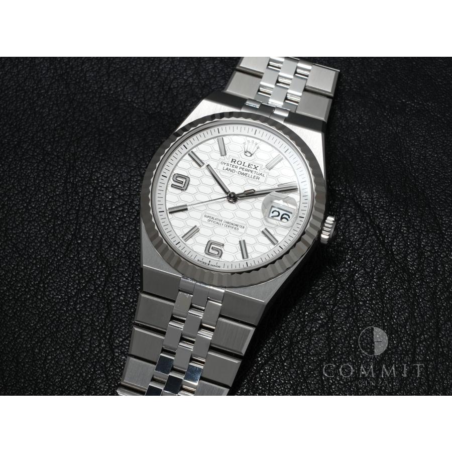 ロレックス ランドドゥエラー Ref.127334 ステンレススチール/ホワイトゴールド ホワイト文字盤 ジュビリーブレスレット | ROLEX | 10