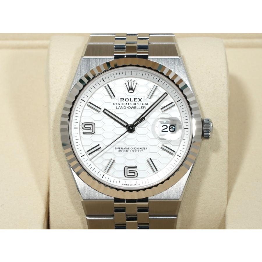 ロレックス ランドドゥエラー Ref.127334 ステンレススチール/ホワイトゴールド ホワイト文字盤 ジュビリーブレスレット | ROLEX | 01
