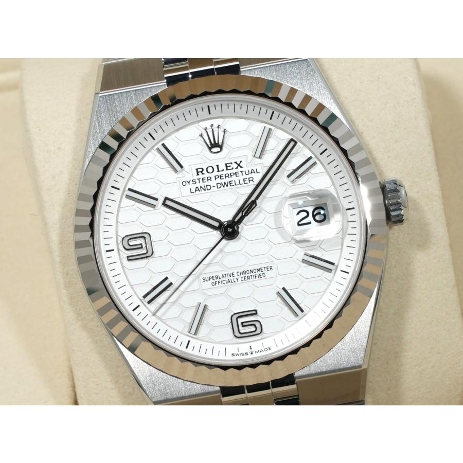 ロレックス ランドドゥエラー Ref.127334 ステンレススチール/ホワイトゴールド ホワイト文字盤 ジュビリーブレスレット | ROLEX | 02