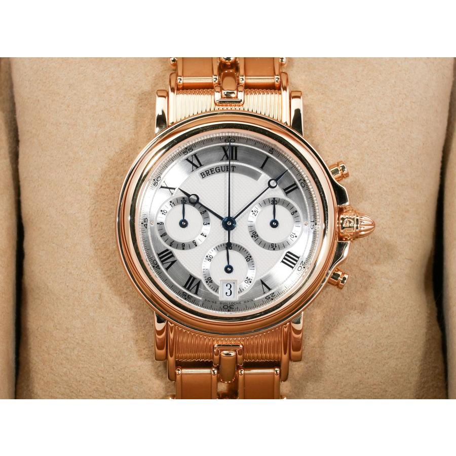 ブレゲ マリーン クロノグラフ Ref.3460BA/12/A90 イエローゴールド シルバー文字盤 | ブレゲ | 01