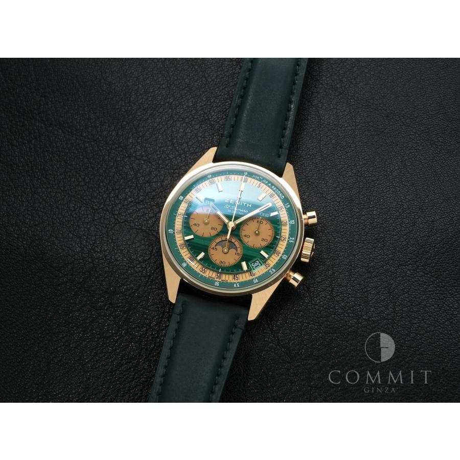 ゼニス クロノマスター オリジナル トリプルカレンダー マラカイト Ref.30.3400.3610/63.C916 イエローゴールド マラカイト文字盤 | ZENITH（時計） | 12