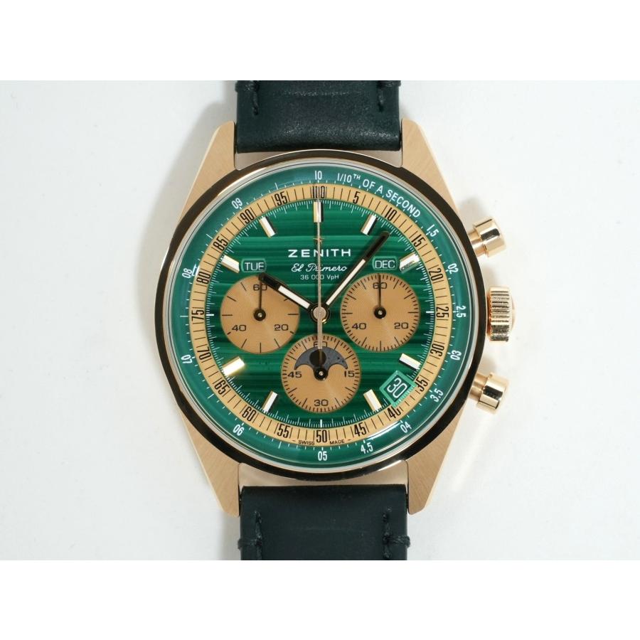 ゼニス クロノマスター オリジナル トリプルカレンダー マラカイト Ref.30.3400.3610/63.C916 イエローゴールド マラカイト文字盤 | ZENITH（時計） | 01