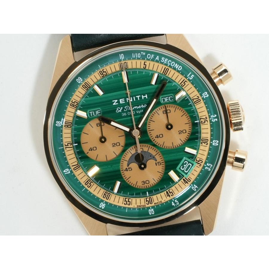 ゼニス クロノマスター オリジナル トリプルカレンダー マラカイト Ref.30.3400.3610/63.C916 イエローゴールド マラカイト文字盤 | ZENITH（時計） | 02