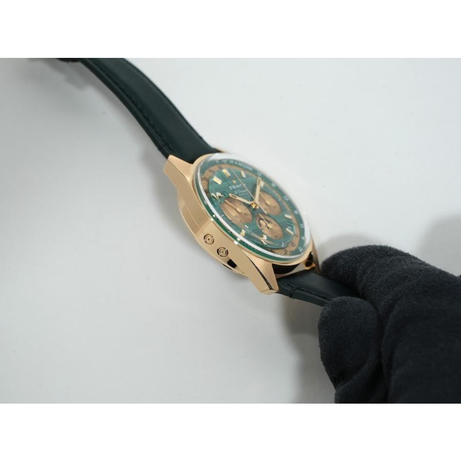 ゼニス クロノマスター オリジナル トリプルカレンダー マラカイト Ref.30.3400.3610/63.C916 イエローゴールド マラカイト文字盤 | ZENITH（時計） | 04