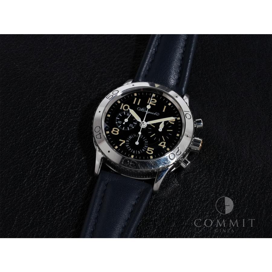 ブレゲ アエロナバル フライバッククロノグラフ Ref.3800ST/92/3W6 SS ブラック文字盤 | ブレゲ | 13