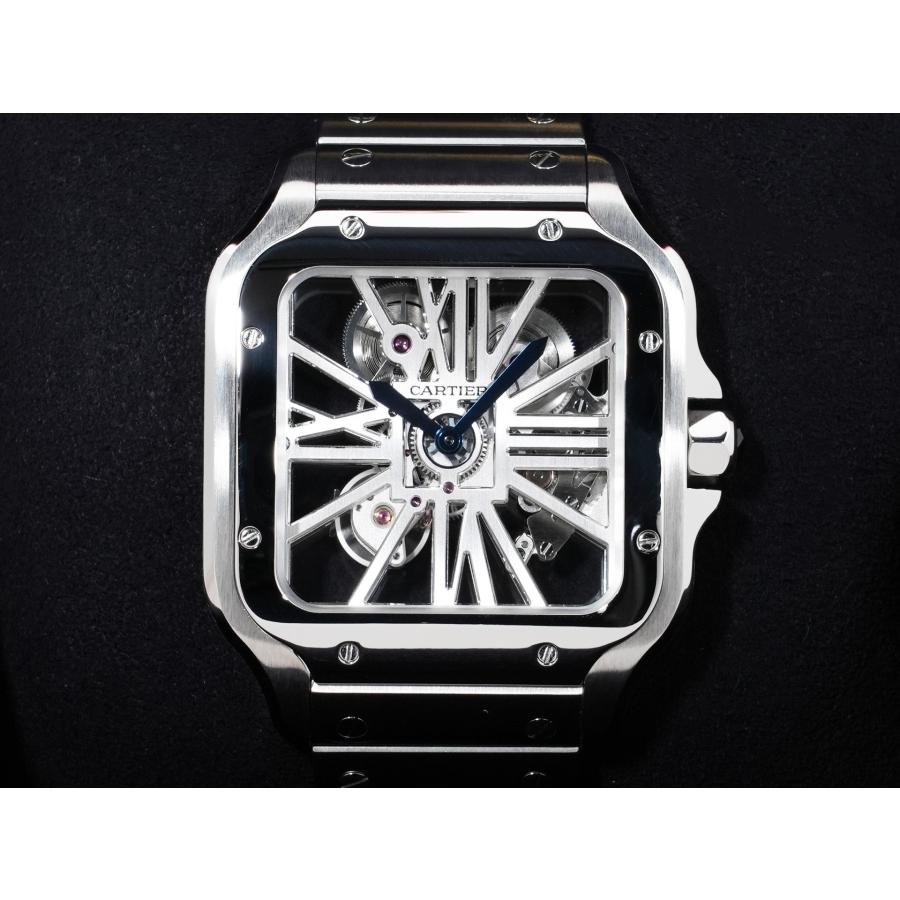 カルティエ サントス ドゥ カルティエ Ref.WHSA0007 ステンレススチール スケルトン文字盤 | Cartier | 01