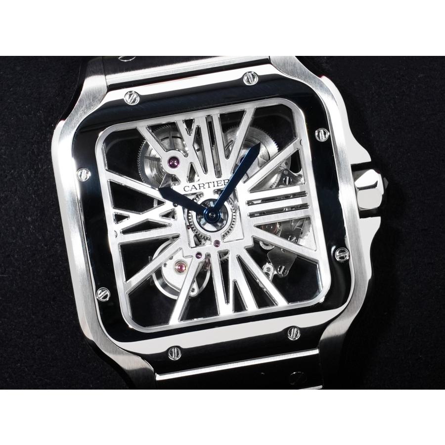 カルティエ サントス ドゥ カルティエ Ref.WHSA0007 ステンレススチール スケルトン文字盤 | Cartier | 02