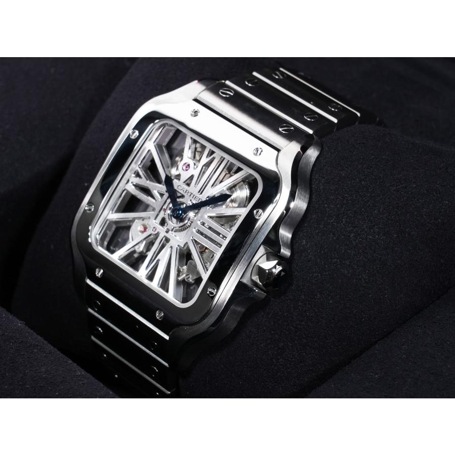 カルティエ サントス ドゥ カルティエ Ref.WHSA0007 ステンレススチール スケルトン文字盤 | Cartier | 03