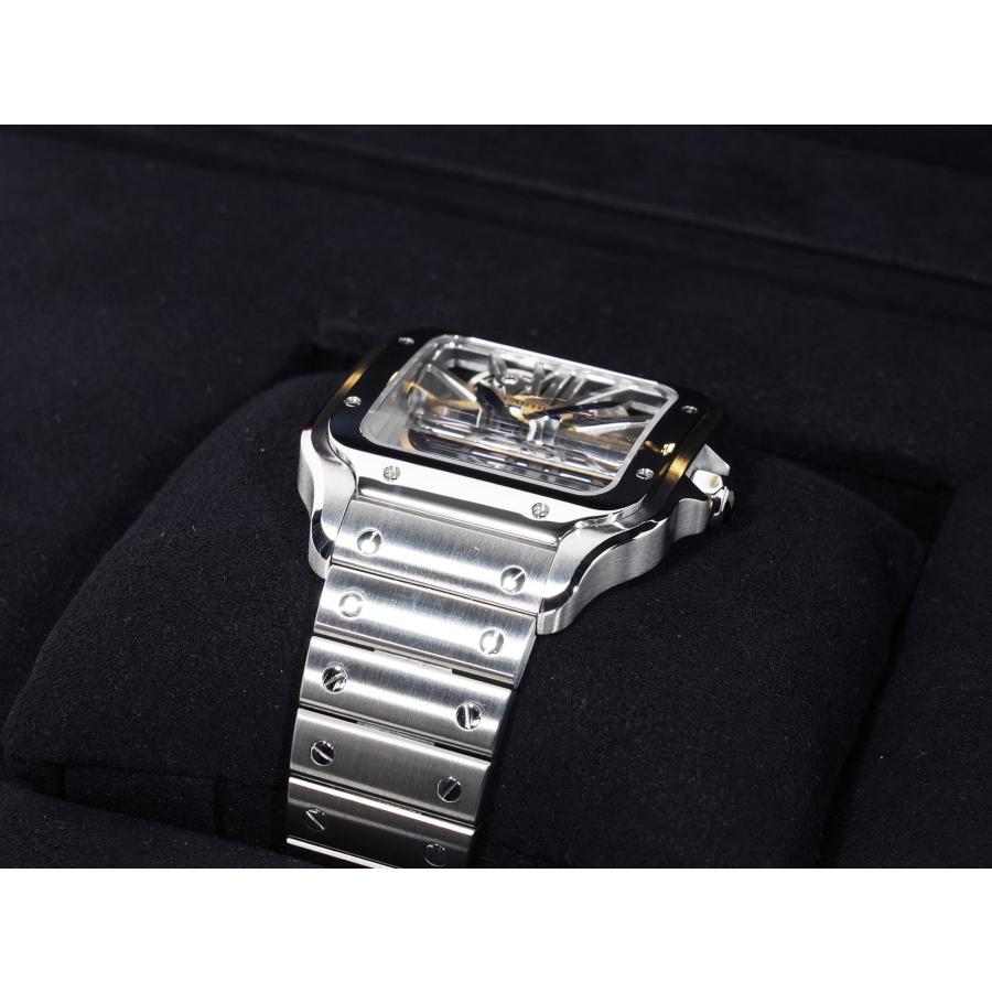 カルティエ サントス ドゥ カルティエ Ref.WHSA0007 ステンレススチール スケルトン文字盤 | Cartier | 05