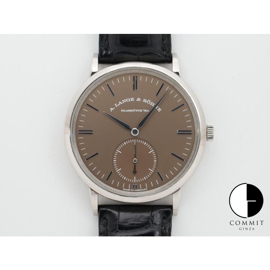 A.ランゲ＆ゾーネ サクソニア オートマティック Ref.380.044 ホワイトゴールド ブラウン文字盤 | A. LANGE & SOHNE
