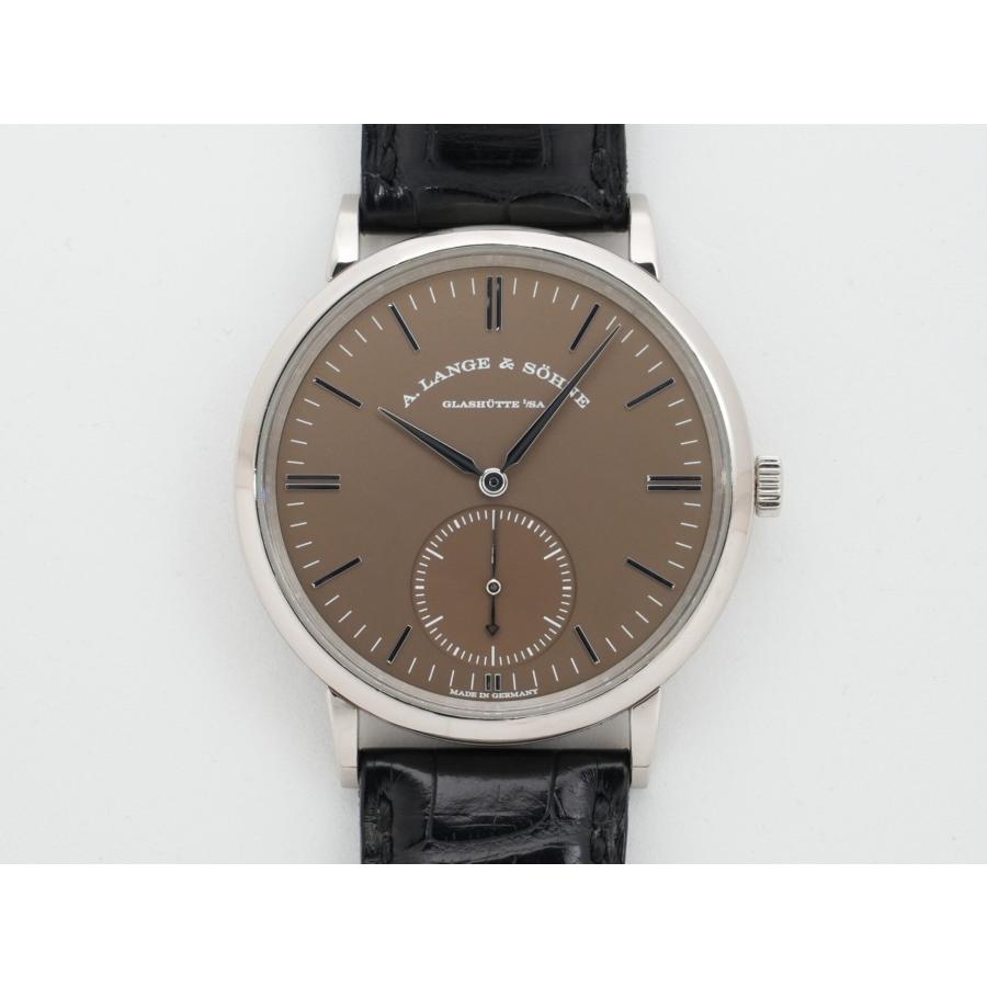 A.ランゲ＆ゾーネ サクソニア オートマティック Ref.380.044 ホワイトゴールド ブラウン文字盤 | A. LANGE & SOHNE | 01