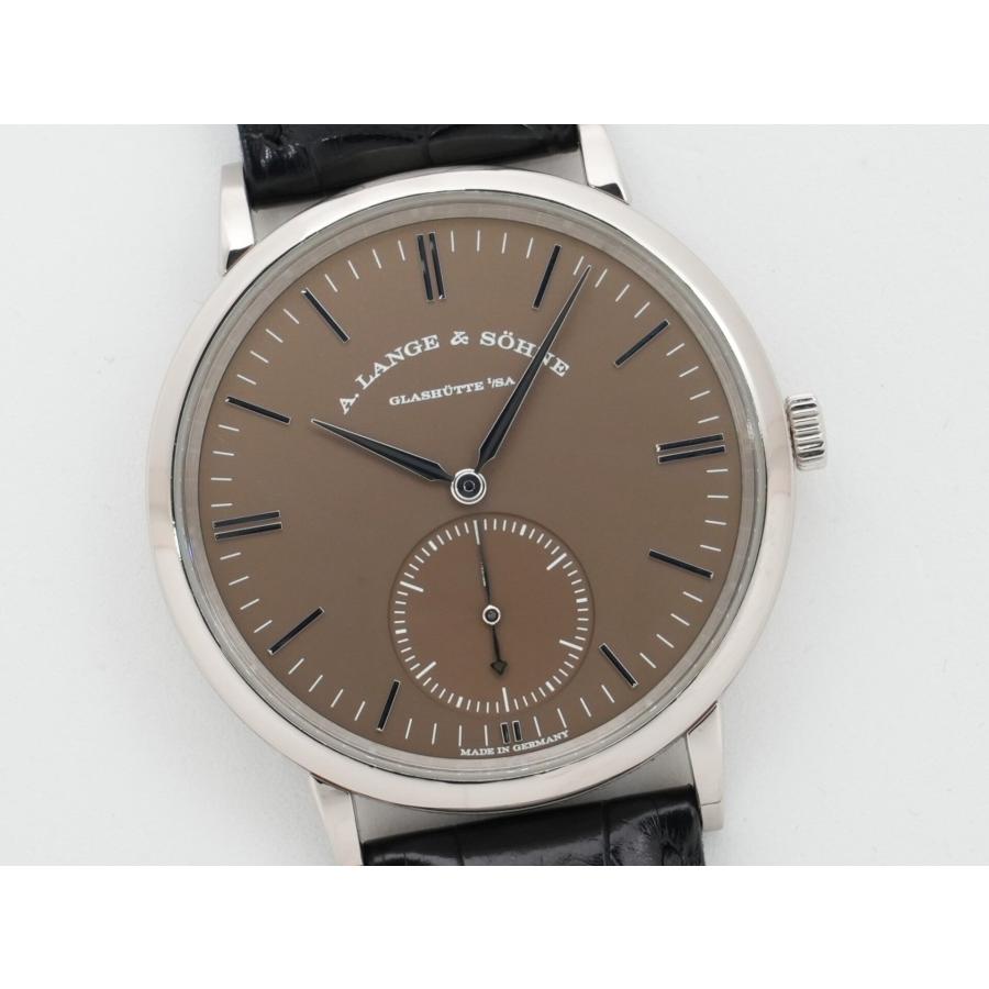 A.ランゲ＆ゾーネ サクソニア オートマティック Ref.380.044 ホワイトゴールド ブラウン文字盤 | A. LANGE & SOHNE | 02