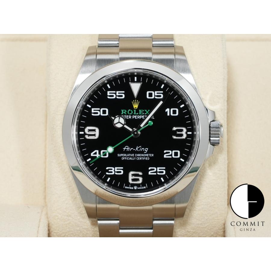 ロレックス エアキング Ref.126900 ステンレススチール ブラック文字盤 オイスターブレスレット | エアキング