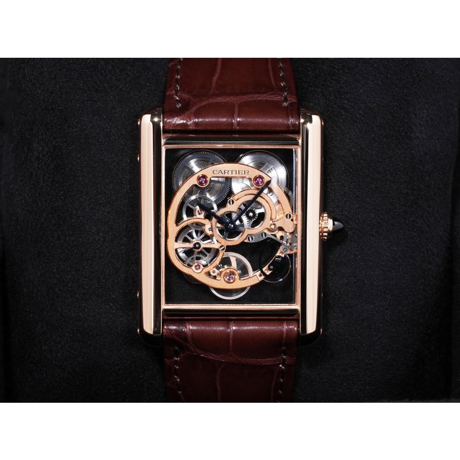 カルティエ タンク ルイ カルティエ スケルトン Ref.CRWHTA0002 18KRG スケルトン文字盤 | Cartier | 01