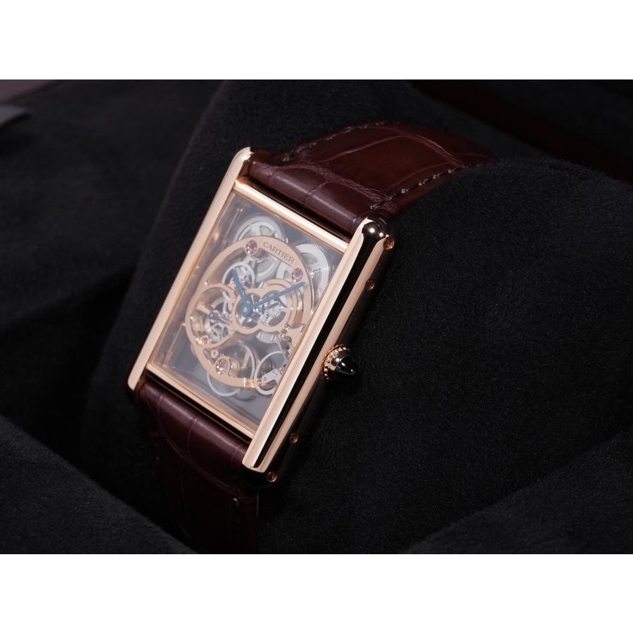 カルティエ タンク ルイ カルティエ スケルトン Ref.CRWHTA0002 18KRG スケルトン文字盤 | Cartier | 03