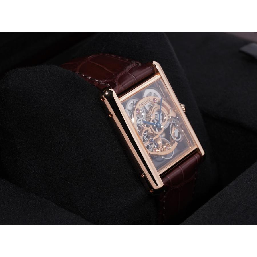 カルティエ タンク ルイ カルティエ スケルトン Ref.CRWHTA0002 18KRG スケルトン文字盤 | Cartier | 04