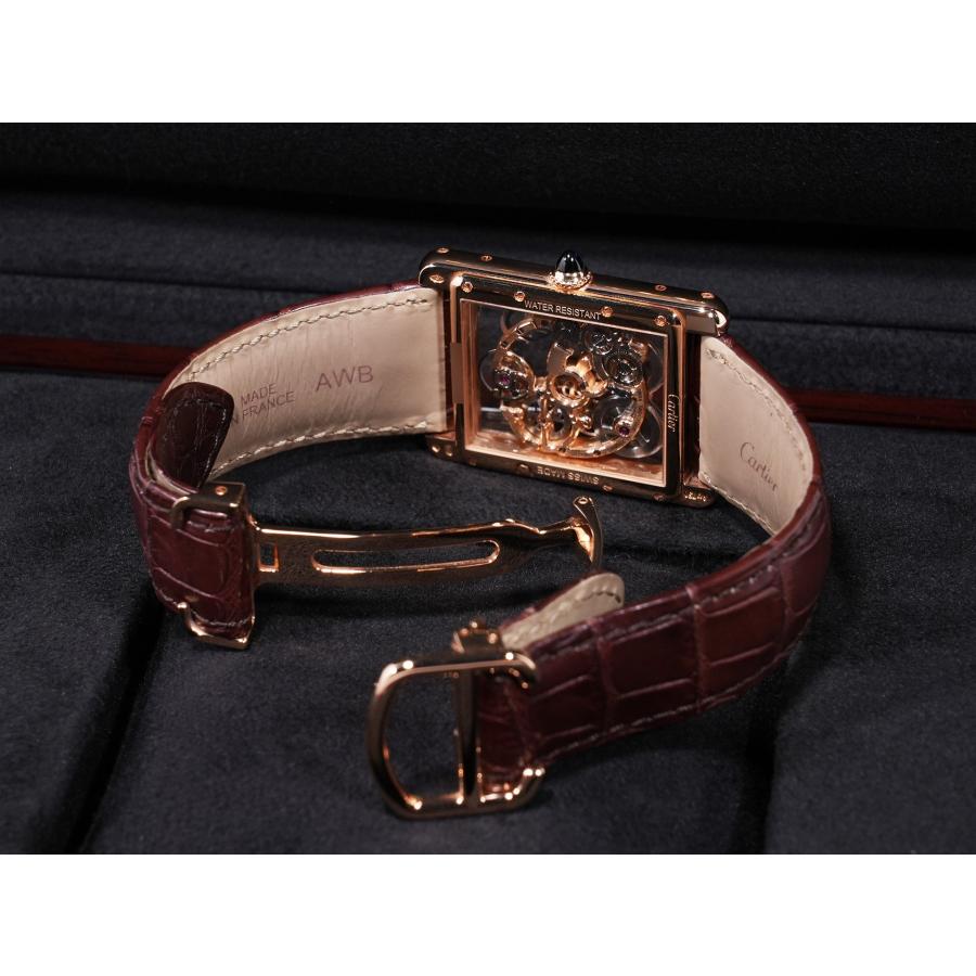 カルティエ タンク ルイ カルティエ スケルトン Ref.CRWHTA0002 18KRG スケルトン文字盤 | Cartier | 07