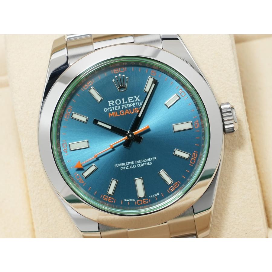 ロレックス ミルガウス Ref.116400GV ステンレススチール Zブルー文字盤 | ミルガウス | 02