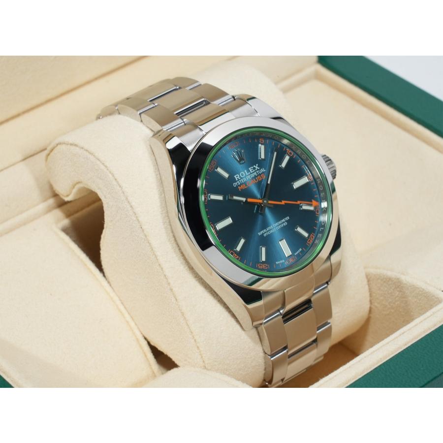 ロレックス ミルガウス Ref.116400GV ステンレススチール Zブルー文字盤 | ミルガウス | 04