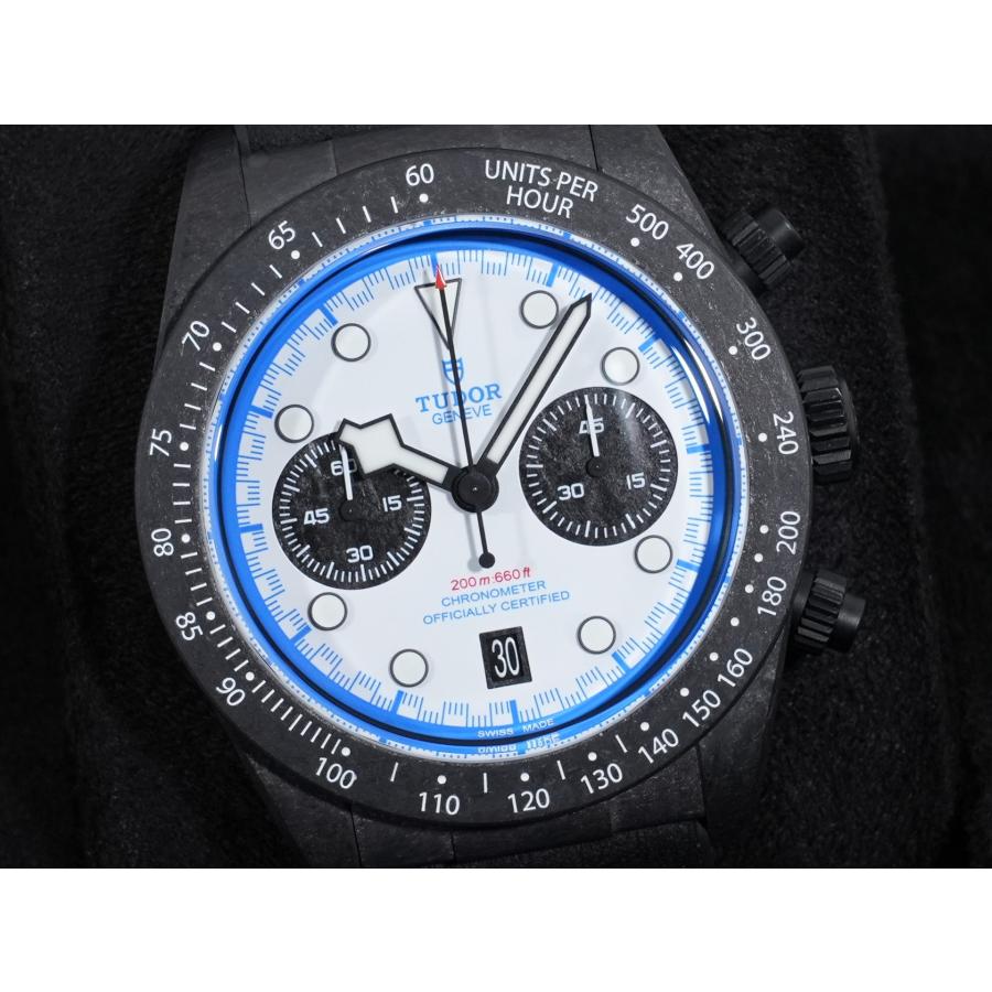 チューダー ブラックベイ クロノグラフ カーボン 25 Ref.79377KN black carbon fibre ホワイト文字盤 | TUDOR | 02
