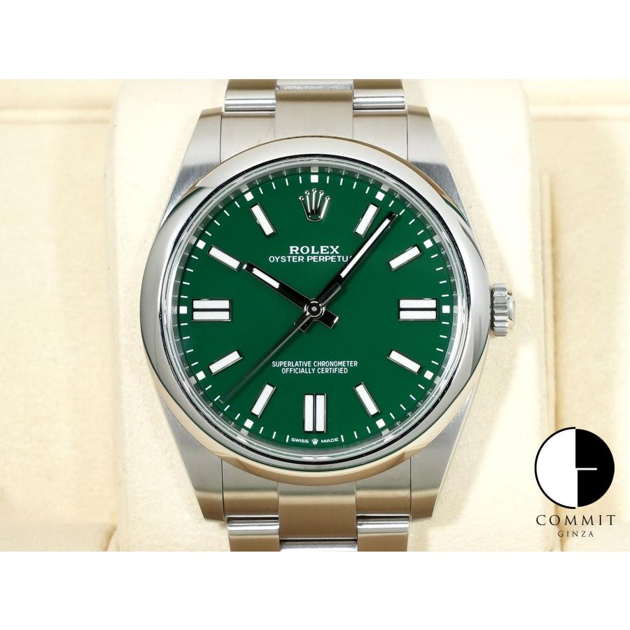 ロレックス オイスターパーペチュアル41 Ref.124300 ステンレススチール グリーン文字盤 | オイスター パーペチュアル