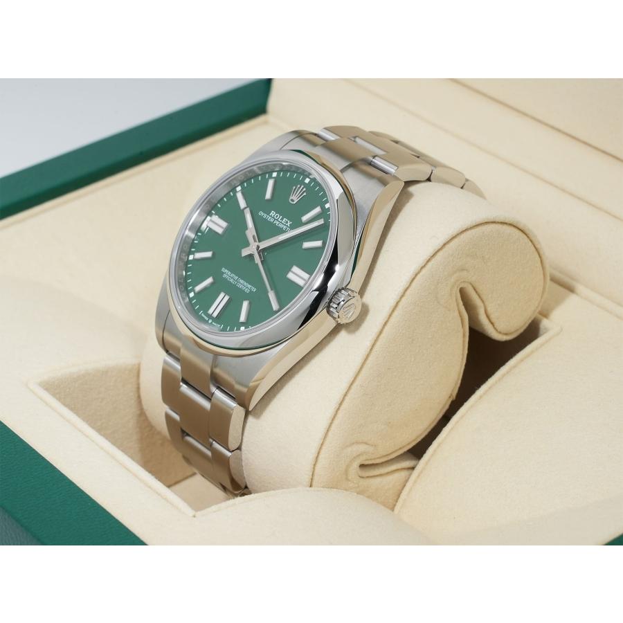 ロレックス オイスターパーペチュアル41 Ref.124300 ステンレススチール グリーン文字盤 | オイスター パーペチュアル | 03