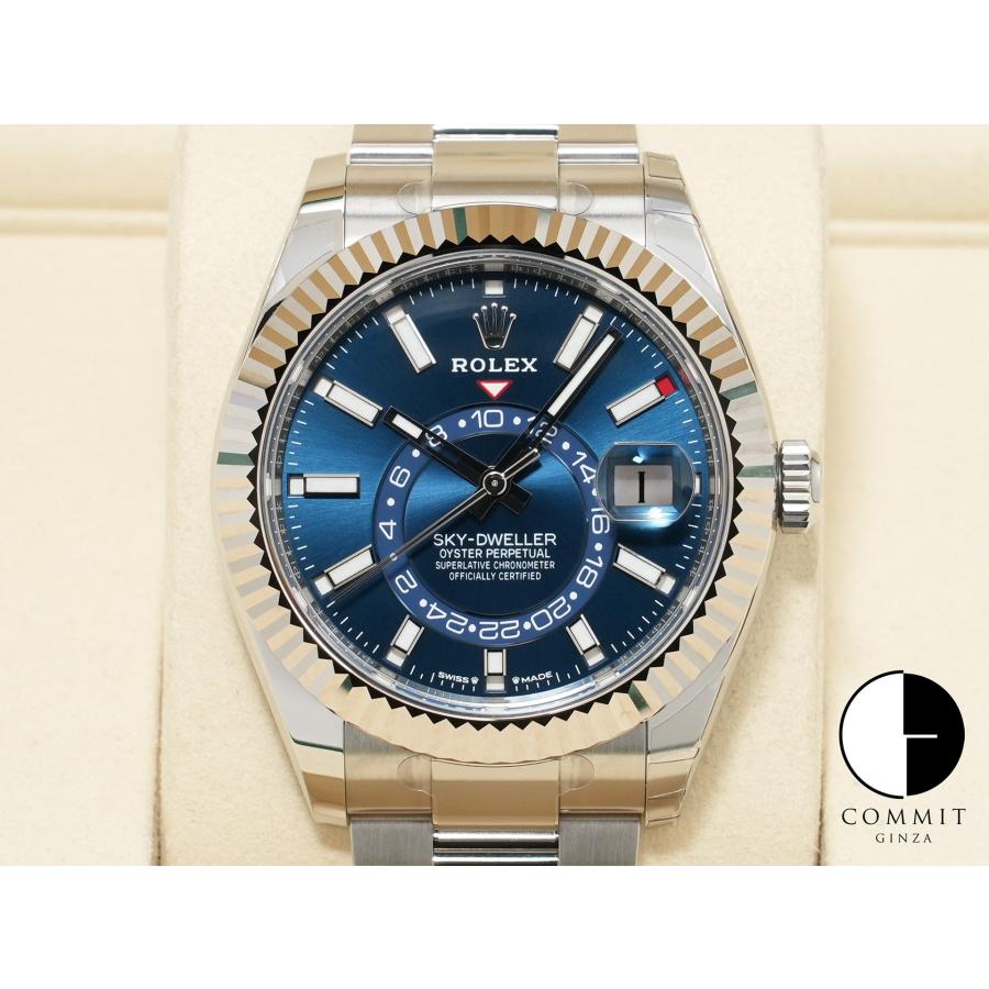 ロレックス スカイドゥエラー Ref.336934 ステンレススチール/ホワイトゴールド ブルー文字盤 オイスターブレスレット | スカイドゥエラー