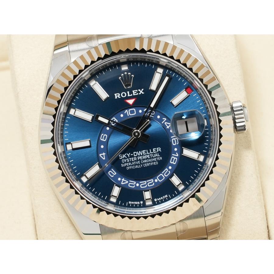 ロレックス スカイドゥエラー Ref.336934 ステンレススチール/ホワイトゴールド ブルー文字盤 オイスターブレスレット | スカイドゥエラー | 02