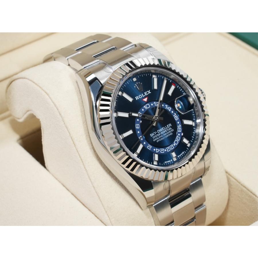 ロレックス スカイドゥエラー Ref.336934 ステンレススチール/ホワイトゴールド ブルー文字盤 オイスターブレスレット | スカイドゥエラー | 04