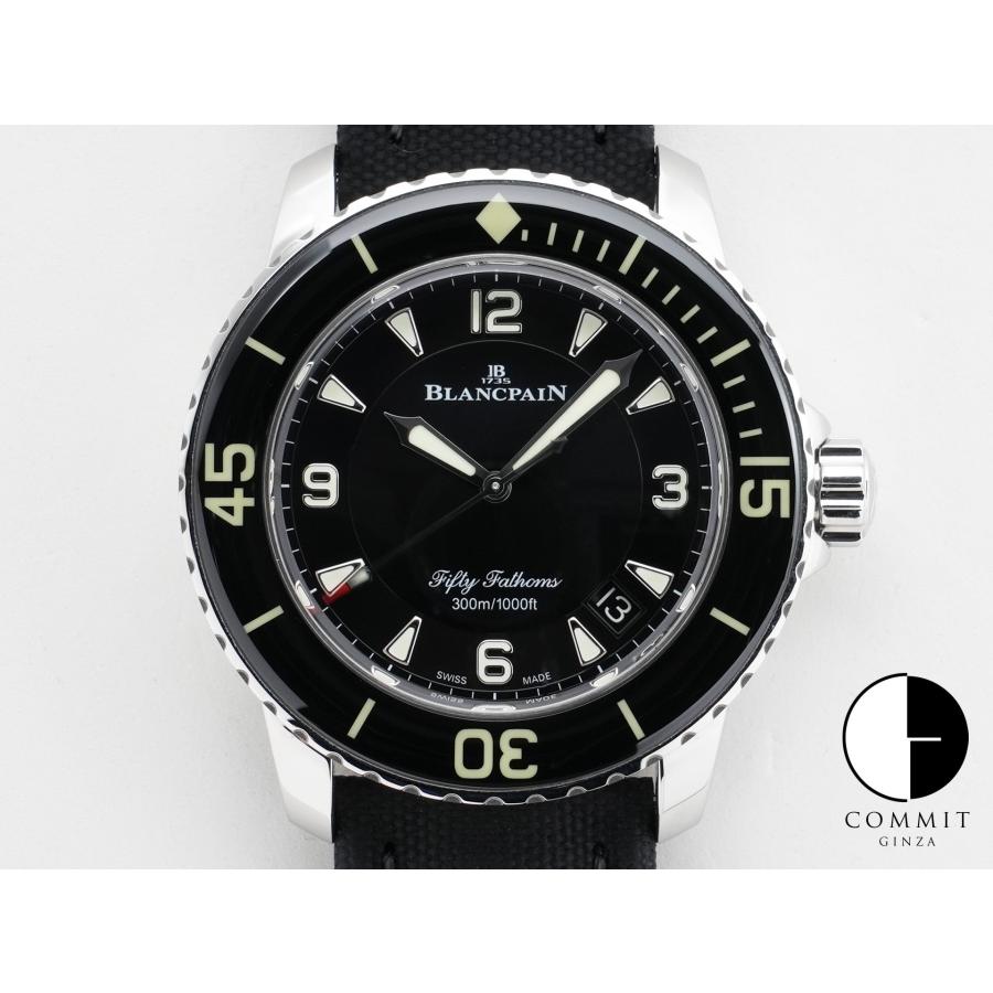 ブランパン フィフティ ファゾムス オートマティック Ref.5015-1130-52A ステンレススチール ブラック文字盤 | BLANCPAIN