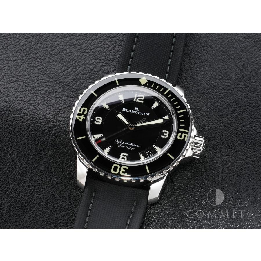 ブランパン フィフティ ファゾムス オートマティック Ref.5015-1130-52A ステンレススチール ブラック文字盤 | BLANCPAIN | 12