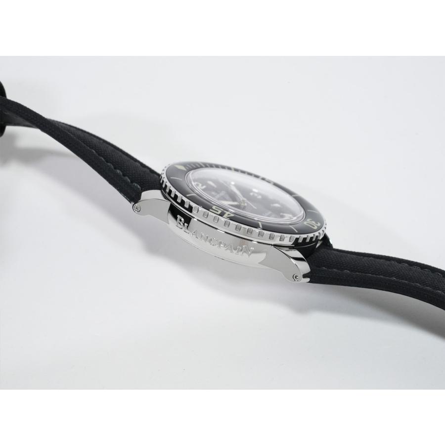 ブランパン フィフティ ファゾムス オートマティック Ref.5015-1130-52A ステンレススチール ブラック文字盤 | BLANCPAIN | 04