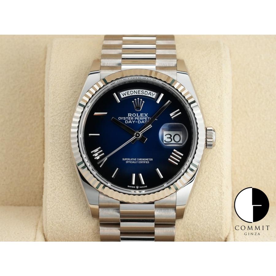 デイデイト ロレックス デイデイト36 Ref.128239 18KWG ブルー